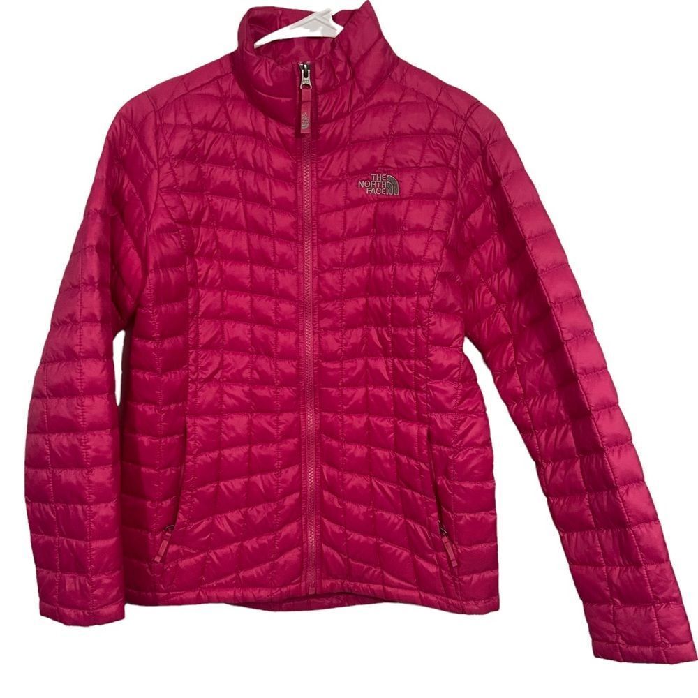 The North Face Thermoball Pink Puffer Winter Jacket